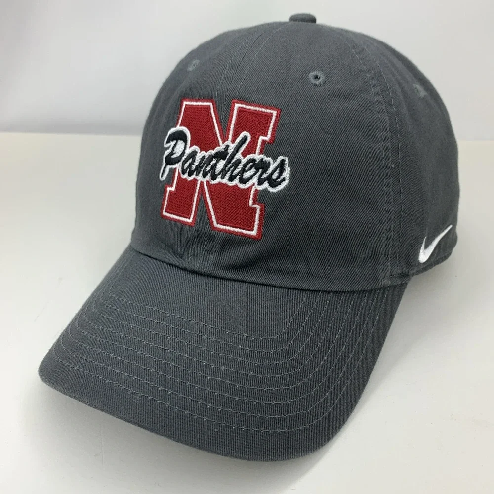 Putnam City North Panthers Hat Gray Nike Strapback OKC High School Baseball Cap
